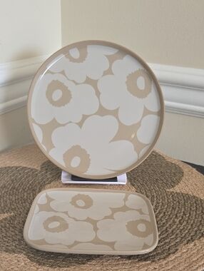 Marimekko Salad Plate and Small Plate Set
